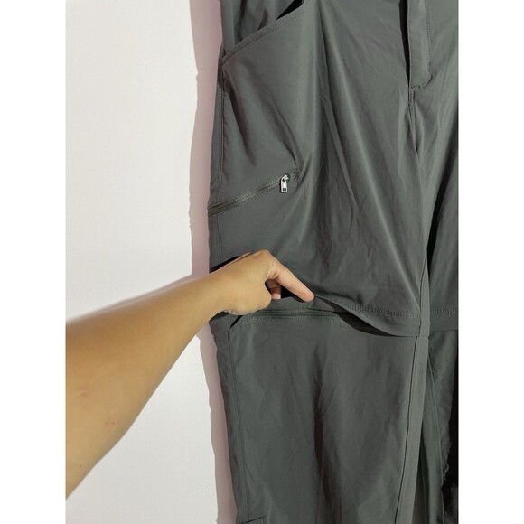 Patagonia Pants Mens 36 Gray Quandry Convertible Zip Off Hiking Outdoor Nylon - Picture 2 of 11